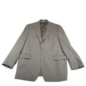 Lauren Ralph Lauren Suit Jacket Mens XL Gray Wool Two Button Classic Fit Blazer